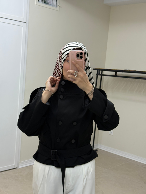 بارانی کوتاه ( ترنج کت ) مدل میرا