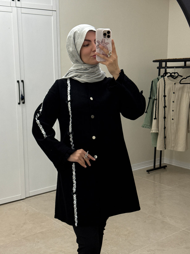 مانتو بلند پاییزه مدل یاسمن